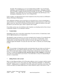 Instructions for Form CIV302, SOP105 Answer or Answer and Counterclaim - Minnesota, Page 4