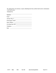 Form CIV117 Civil Cover Sheet (Non-family Case Type) - Minnesota, Page 4