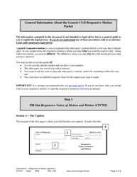 Instructions for Form CIV702, CIV703, SOP104, SOP102 - Minnesota, Page 2