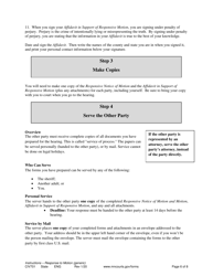 Instructions for Form CIV702, CIV703, SOP104, SOP102 - Minnesota, Page 6