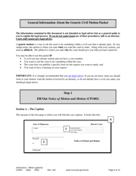 Instructions for Form CIV602, CIV603, SOP104, SOP102, CIV604 - Minnesota, Page 2