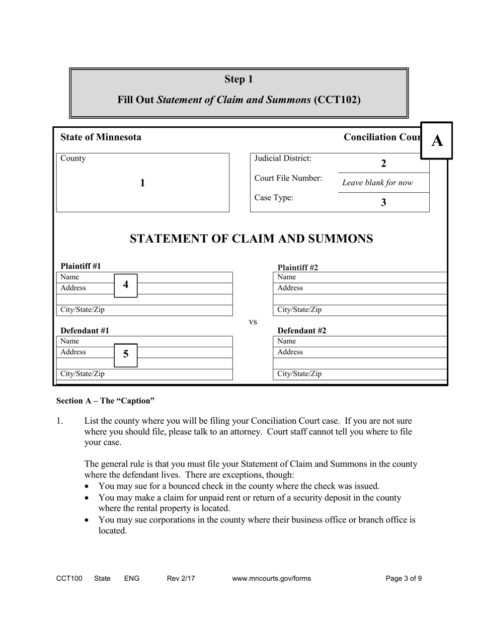 Form Cct100 Fill Out Sign Online And Download Printable Pdf Minnesota Templateroller 2902