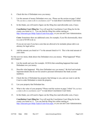 Form CCT100 Conciliation Court Statement of Claim and Summons - Minnesota, Page 5
