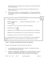 Form CCT100 Conciliation Court Statement of Claim and Summons - Minnesota, Page 6