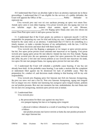 Form 11 (CRM704) Petition to Proceed as Pro Se Counsel - Minnesota (English/Chuukese), Page 3