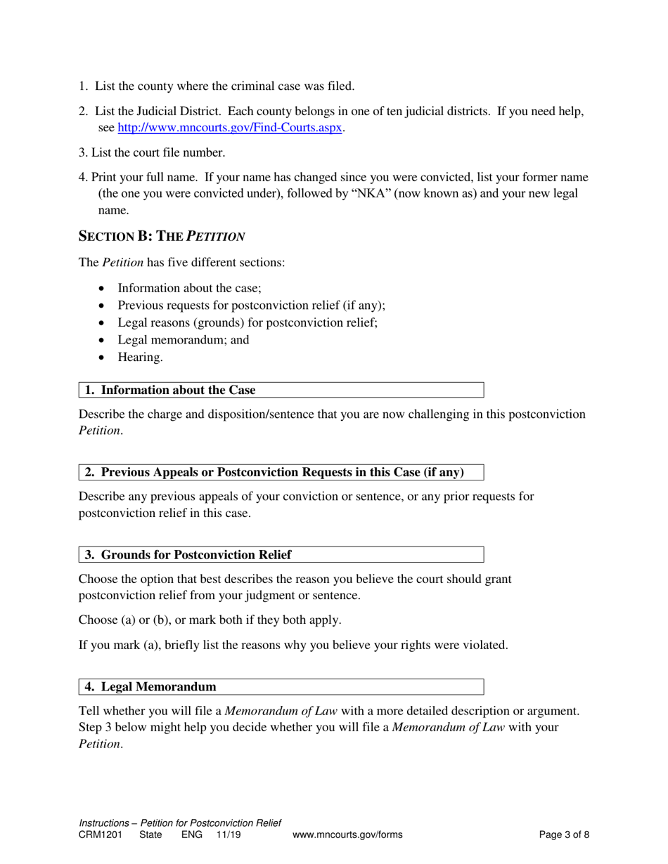 Instructions for Form CRM1202, CRM1203, CRM1204 - Minnesota, Page 3