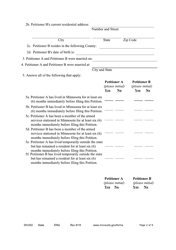 Form DIV202 Joint Petition for Summary Dissolution of a Marriage - Minnesota, Page 2