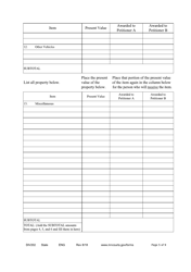 Form DIV202 Joint Petition for Summary Dissolution of a Marriage - Minnesota, Page 5