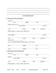 Form DIV502 Answer and Counterpetition - Minnesota, Page 2