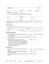 Form DIV502 Answer and Counterpetition - Minnesota, Page 3