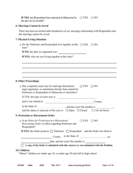 Form DIV502 Answer and Counterpetition - Minnesota, Page 4