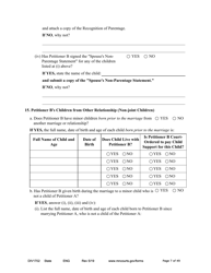 Form DIV1702 Joint Petition, Agreement, and Judgment and Decree for Marriage Dissolution With Children - Minnesota, Page 7