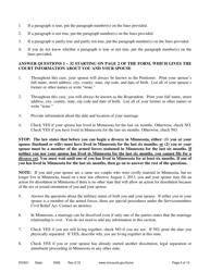 Instructions for Form DIV502 Answer and Counter Petition Without Children - Minnesota, Page 4