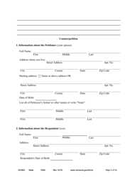 Form DIV902 Answer and Counterpetition for Dissolution of Marriage With Children - Minnesota, Page 2