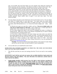 Instructions for Form DIV902 Answer and Counter Petition - Minnesota, Page 11