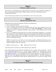 Instructions for Form DIV902 Answer and Counter Petition - Minnesota, Page 17