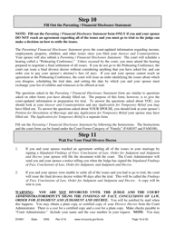 Instructions for Form DIV902 Answer and Counter Petition - Minnesota, Page 19