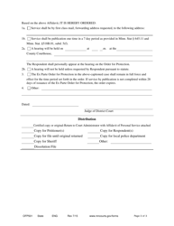 Form OFP501 Affidavit and Order for Alternate Service or Publication - Minnesota, Page 3