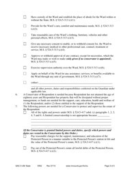 Form GAC5-UM Petition for Appointment of Guardian and Conservator (Minor) - Minnesota, Page 3