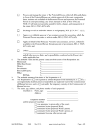 Form GAC5-UM Petition for Appointment of Guardian and Conservator (Minor) - Minnesota, Page 4