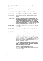 Form JGM703 Earnings Execution Disclosure for Non-child Support Judgments - Minnesota, Page 3
