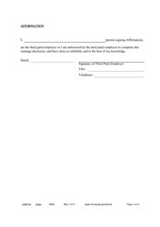 Form JGM704 Earnings Execution Disclosure for Child Support Judgments - Minnesota, Page 4