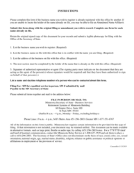 Consent to the Use of Name - Minnesota, Page 2