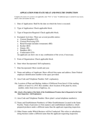 Application for State Meat and Poultry Inspection - Mississippi, Page 5