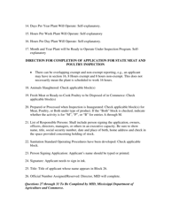 Application for State Meat and Poultry Inspection - Mississippi, Page 6