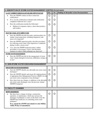 Individual Npdes Storm Water Permit Annual Swppp Evaluation Form (For Industrial Storm Water Activity) - Mississippi, Page 4