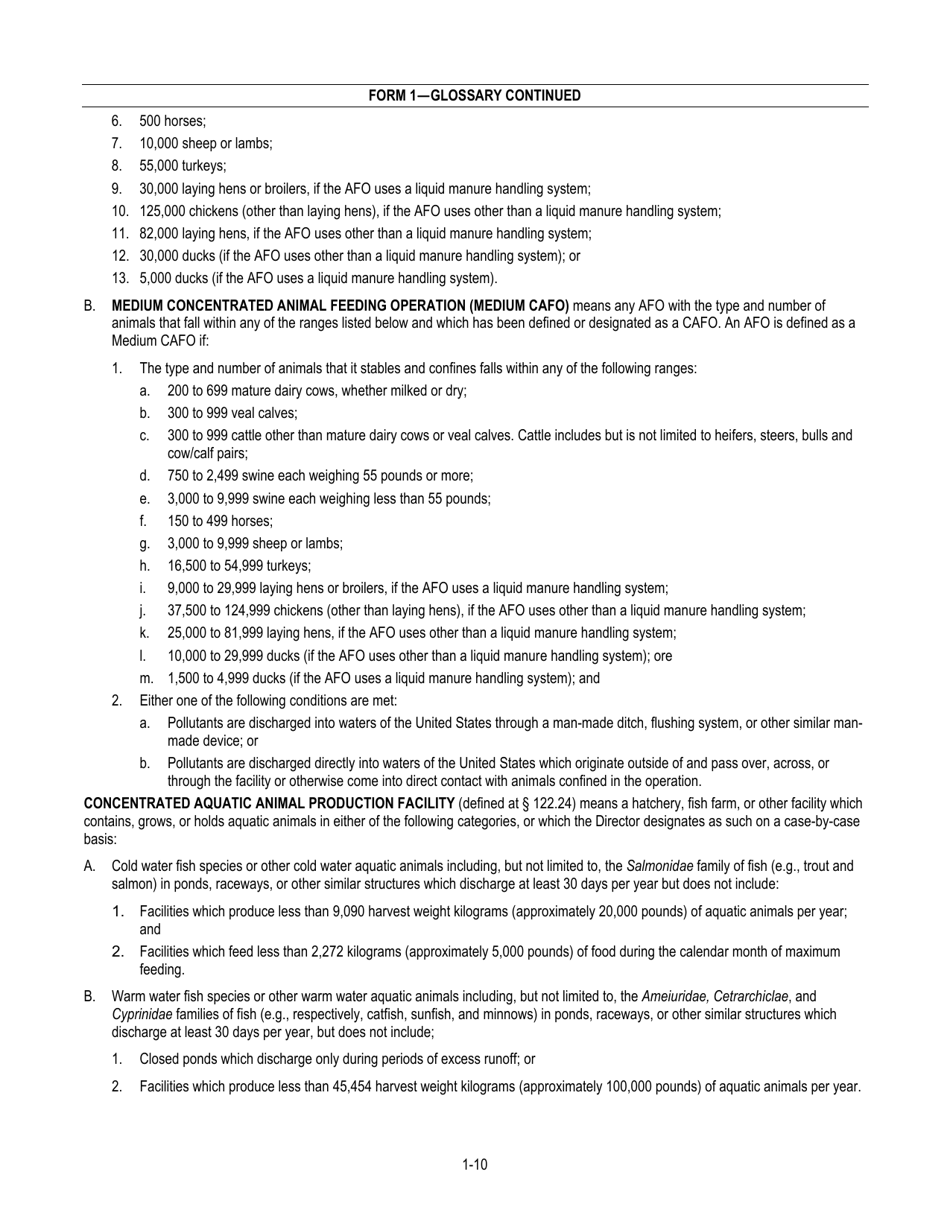 NPDES Form 1 (EPA Form 3510-1) Application for Npdes Permit to Discharge Wastewater, Page 12