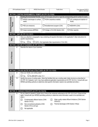NPDES Form 1 (EPA Form 3510-1) Application for Npdes Permit to Discharge Wastewater, Page 21
