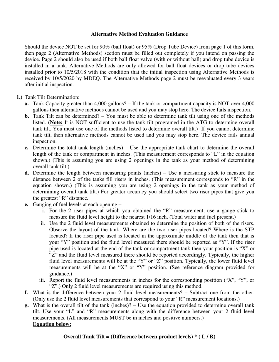 Annual Overfill Prevention Device Inspection - Mississippi, Page 7