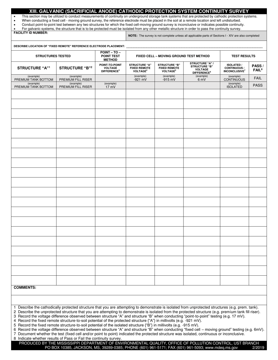 Galvanic (Sacrificial Anode) Cathodic Protection System Evaluation - Mississippi, Page 4