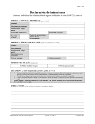 Document preview: Formulario 908 Declaracion De Intenciones - Mississippi (Spanish)