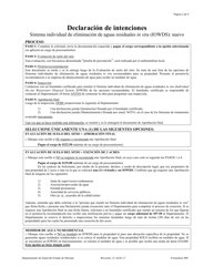 Formulario 908 Declaracion De Intenciones - Mississippi (Spanish), Page 2