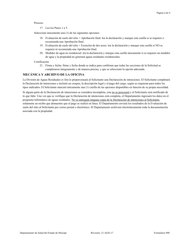 Formulario 908 Declaracion De Intenciones - Mississippi (Spanish), Page 4