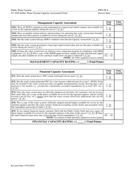 Capacity Assessment/Inspection Forms for Private (For Profit) Water Systems - Mississippi, Page 2