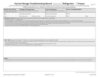 Form 670F Temperature Log for Freezer - Fahrenheit - Mississippi, Page 3