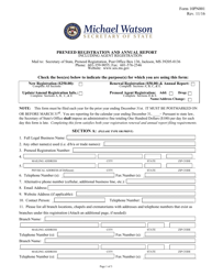 Form 10PN001 Application for Registration or Renewal of Preneed Establishment - Mississippi, Page 3