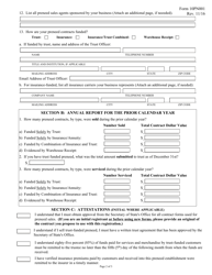 Form 10PN001 Application for Registration or Renewal of Preneed Establishment - Mississippi, Page 4