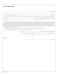 Form MO375-0462 Appointment of Director to Acknowledge or Receive Service of Process - Missouri, Page 2