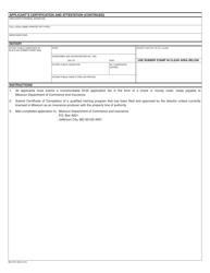 Form MO375-1030 Application for Limited Lines Self-service Storage Insurance Producer License - Missouri, Page 4