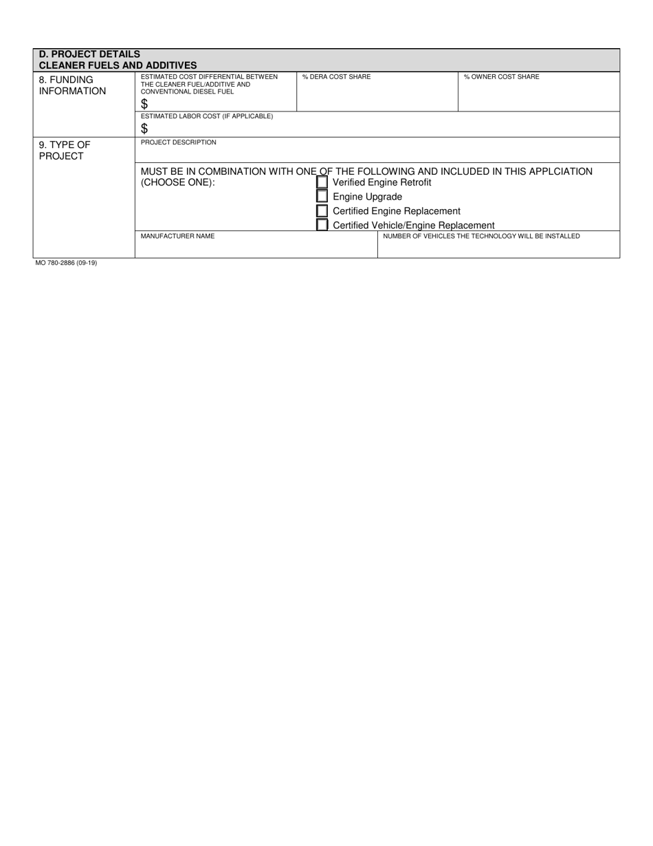 Form MO780-2886 Dera Program Application - Missouri, Page 4