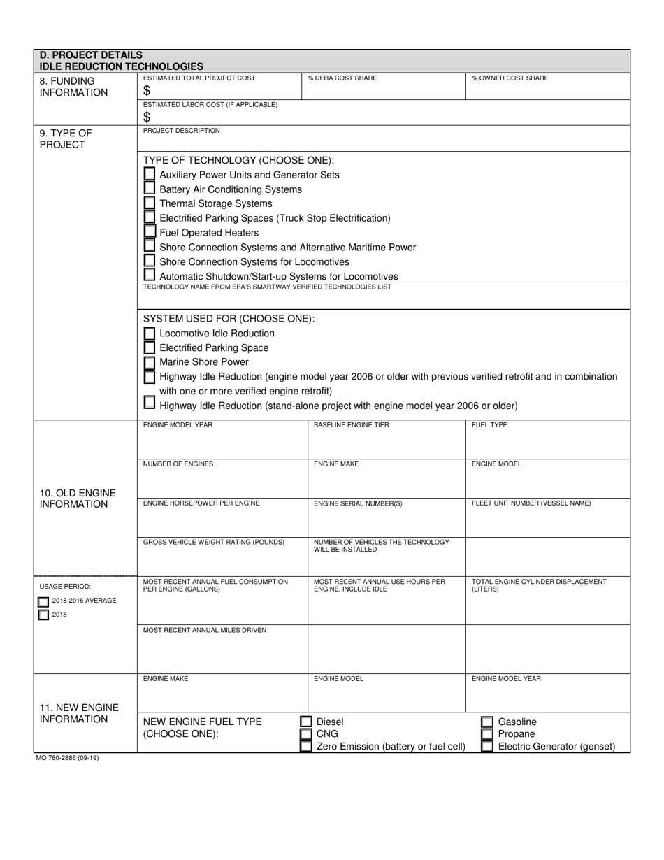 Form MO780-2886 Dera Program Application - Missouri, Page 5