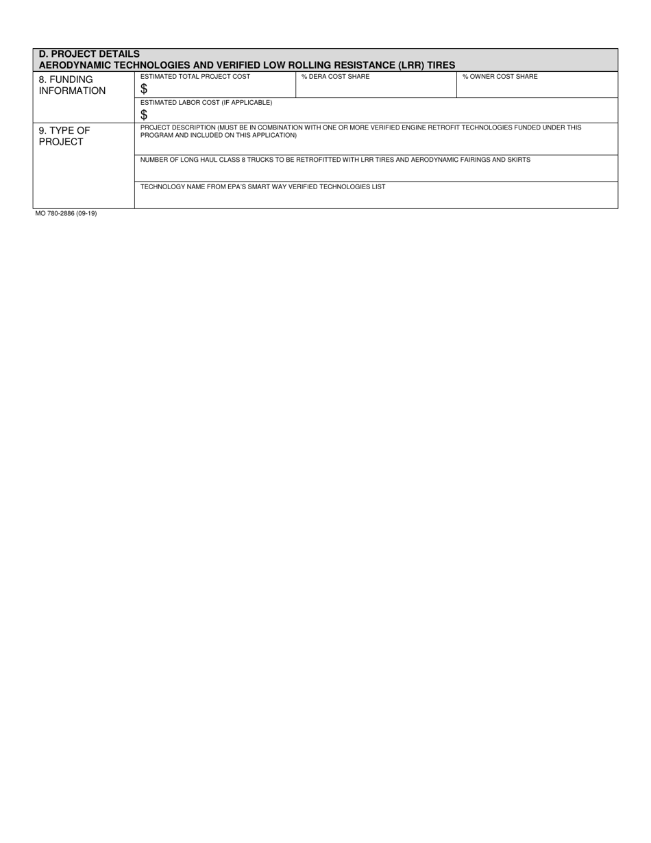 Form MO780-2886 Dera Program Application - Missouri, Page 6