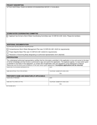 Form MO780-2882 Stormwater Grant or Loan Application - Missouri, Page 2