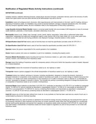 Form MO780-1164 &quot;Notification of Regulated Waste Activity&quot; - Missouri, Page 11