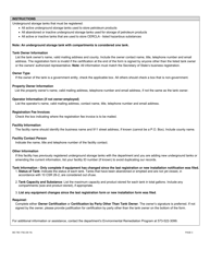 Form MO780-1782 Underground Petroleum Storage Tank Registration - Missouri, Page 3