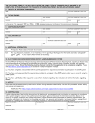 Form MO780-1517 Application for Transfer of Operating Permit - Missouri, Page 2